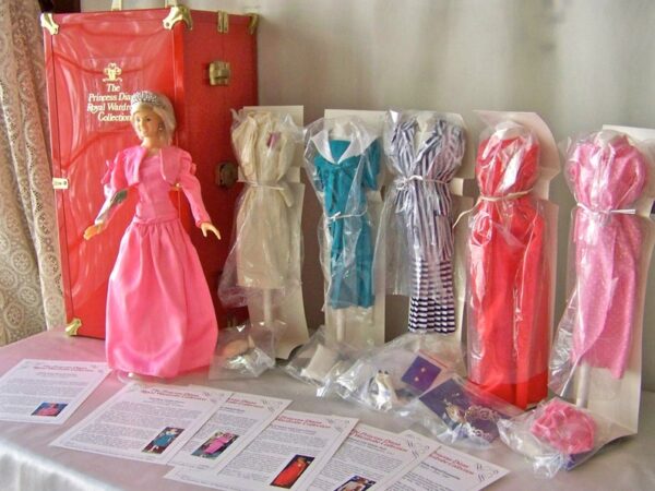 Vintage Princess Diana Doll and Wardrobe Collection
