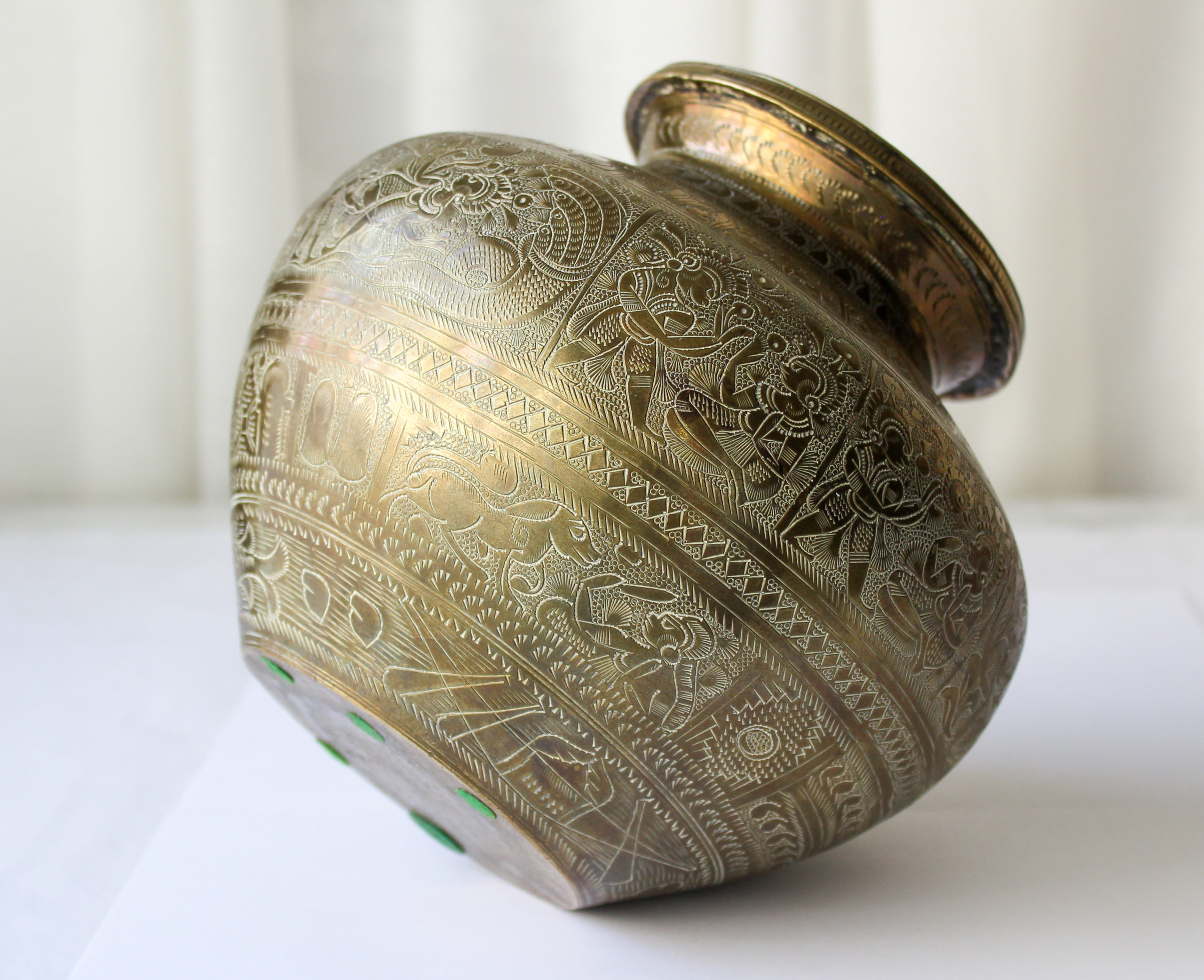 Indian Hindu Lota Vase Cynthia's Attic Direct Antiques and Collectibles