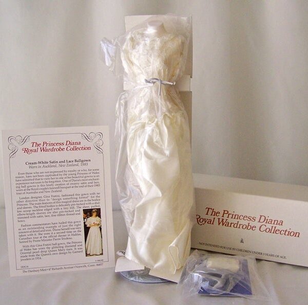 Vintage Doll Dress Princess Diana Royal Wardrobe Collection