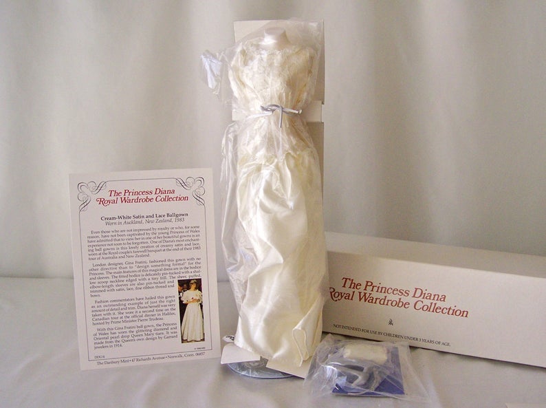 Vintage Doll Dress Princess Diana Royal Wardrobe Collection