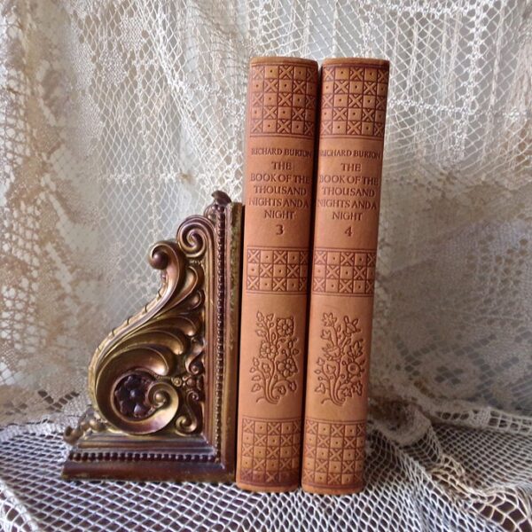 Vintage Book Display Thousand Nights and a Night