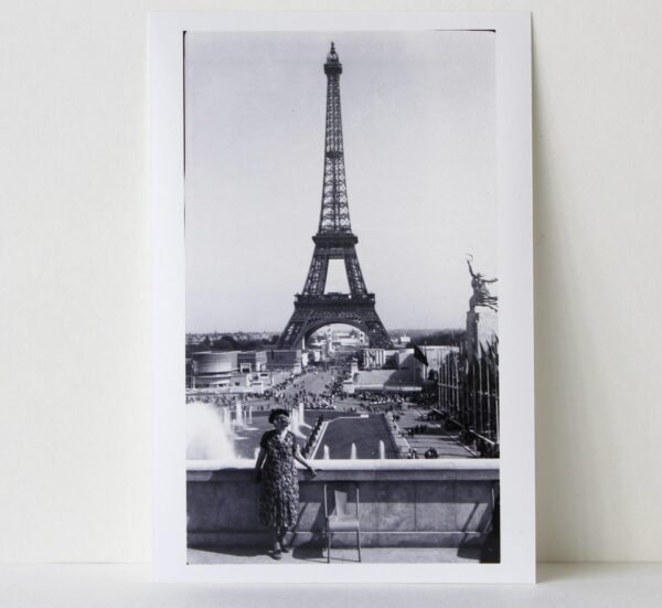 Eiffel Tower Photo Reprint 1990s