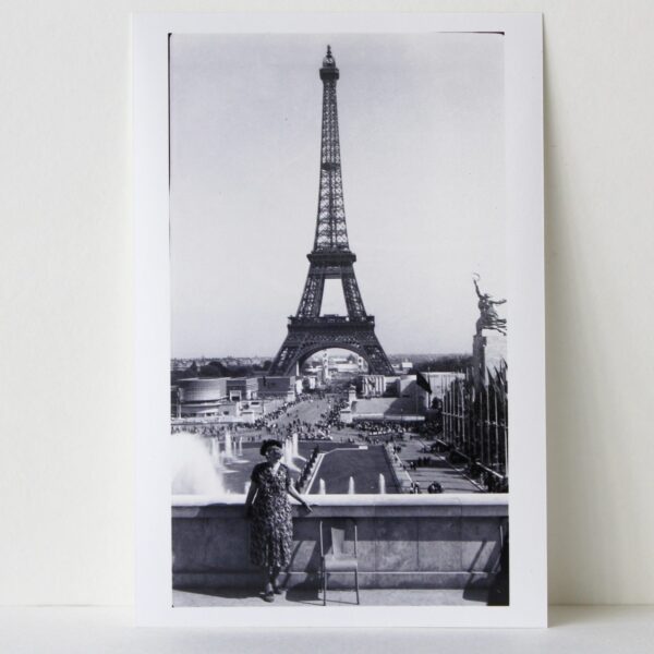 Eiffel Tower Photo Reprint 1990s