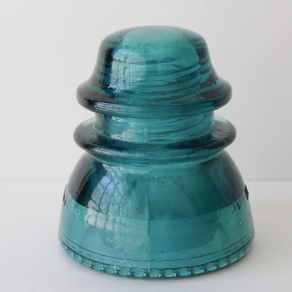 Vintage Hemingray Turquoise Insulator No 42