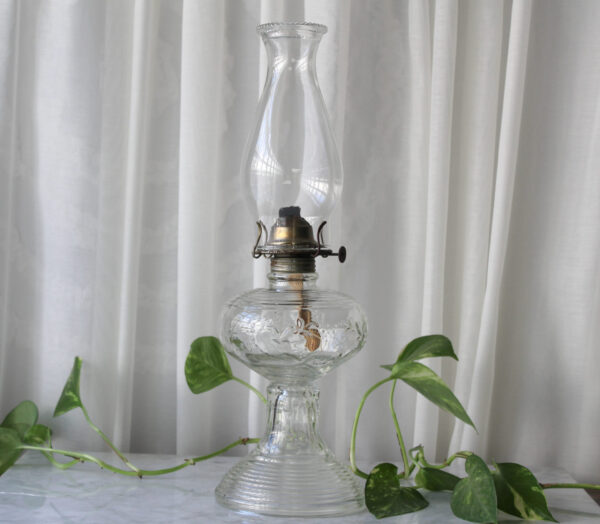 Vintage Oil Lamp Large Table Lamp