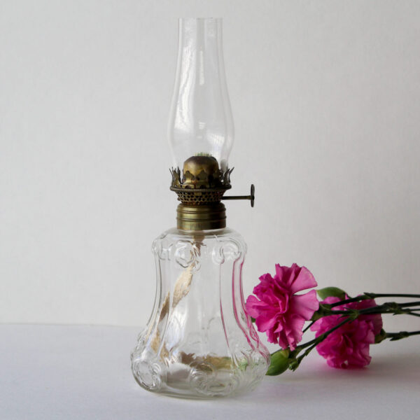 Vintage Miniature Oil Lamp