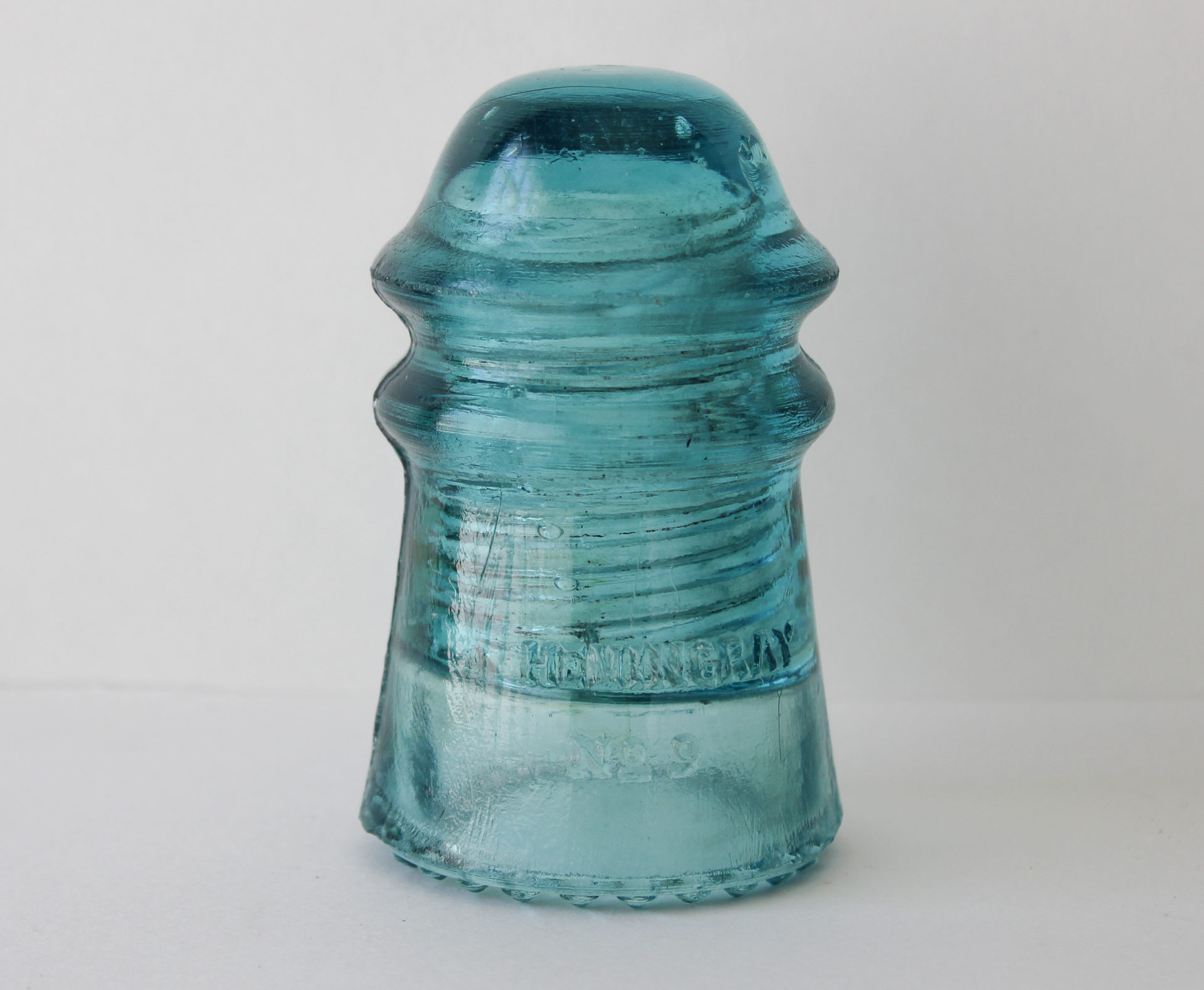 Antique Glass Insulator Hemingray No 9 Patent May 2 1893 - Cynthia's
