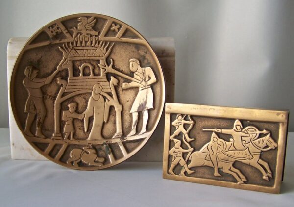Ashtray and Matchbox Holder by Aedel Malm