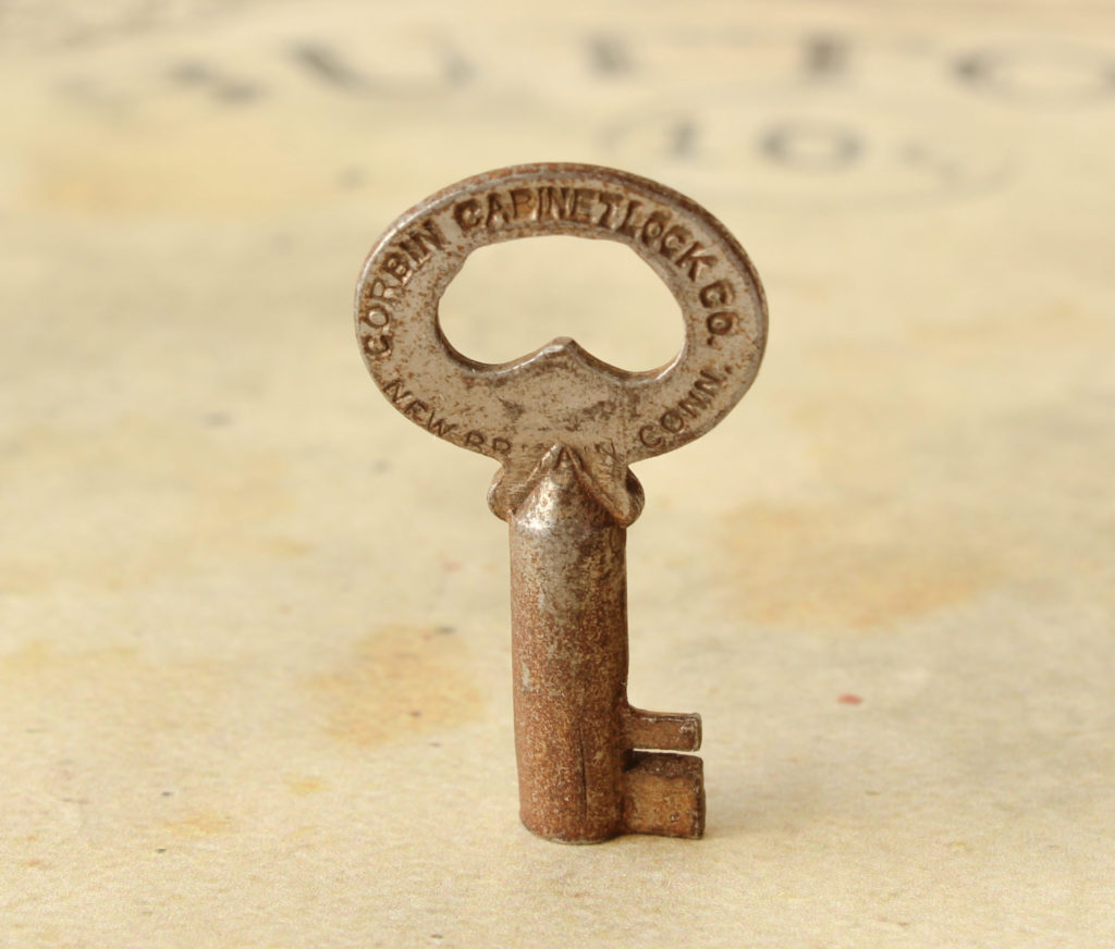 Old Key Corbin Lock Co Cynthia's Attic Direct