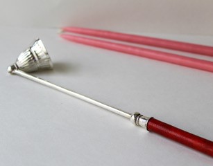 Vintage Candle Snuffer Silver Plated