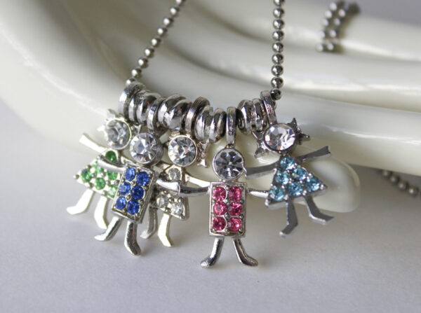 All My Children Birthstone Necklace