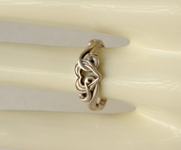 Sterling Silver Heart Ring US Size 4 1/2