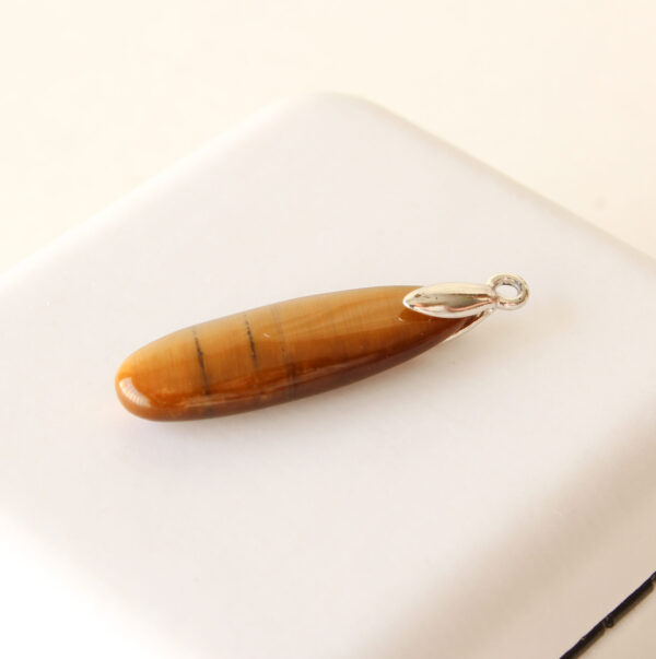 Tiger Eye Teardrop Pendant
