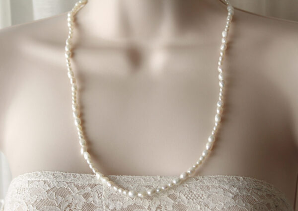 Cultured Baroque And Seed Pearl Necklace