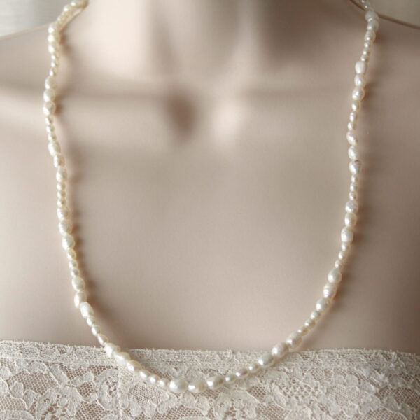 Cultured Baroque And Seed Pearl Necklace