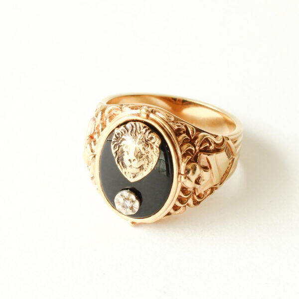 Sterling Men's Lion Ring size 11 1/2