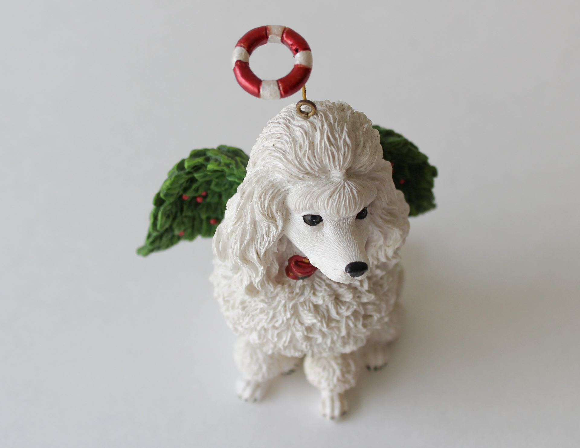 White Poodle Angel Christmas Ornament Cynthia's Attic Direct Antiques and Collectibles