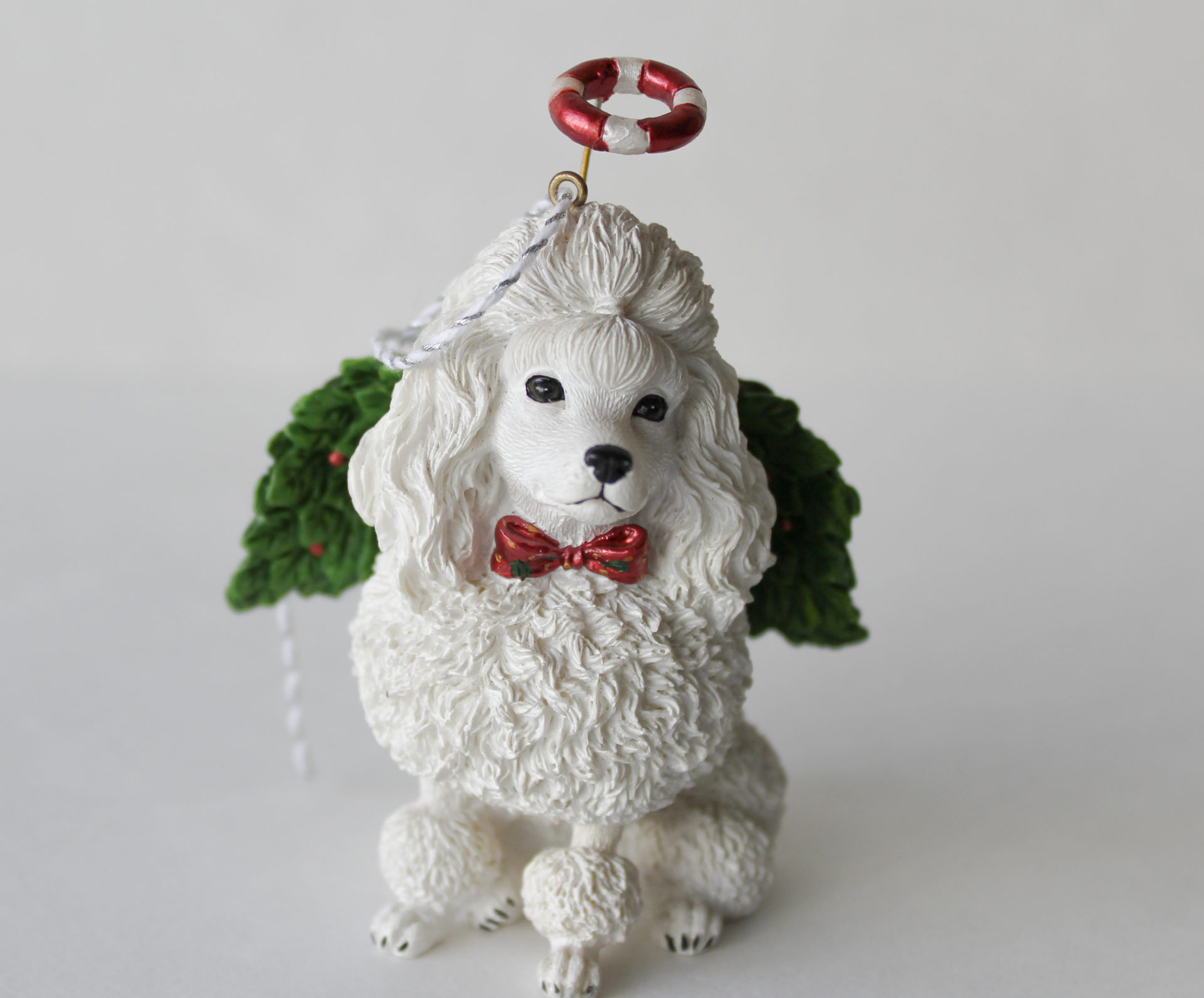 White Poodle Angel Christmas Ornament Cynthia's Attic Direct