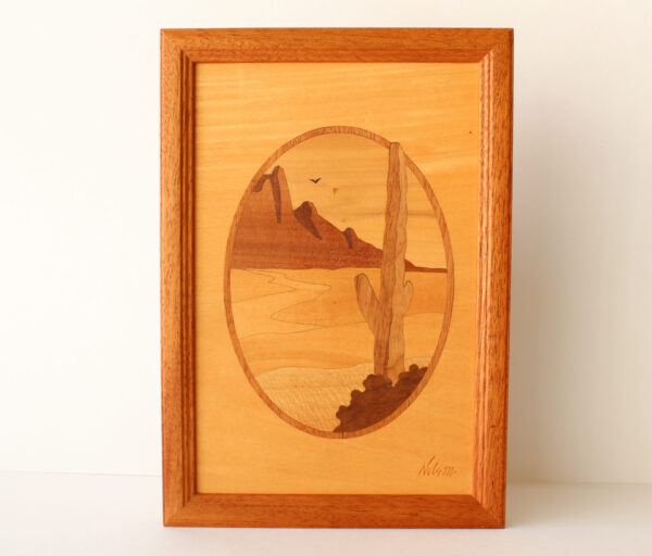 Saguaro Cactus Wood Inlay by Jeff Nelson