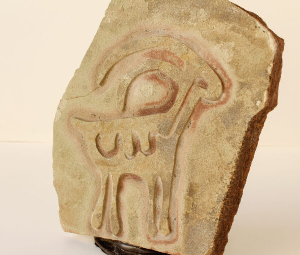 Sandstone Rock Carving Big Horn Sheep