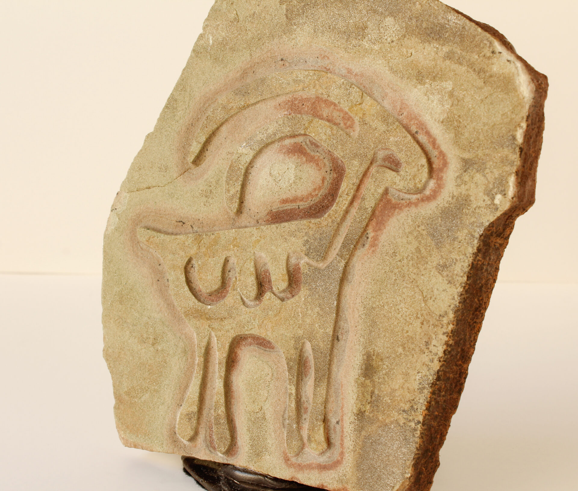 Sandstone Rock Carving Big Horn Sheep