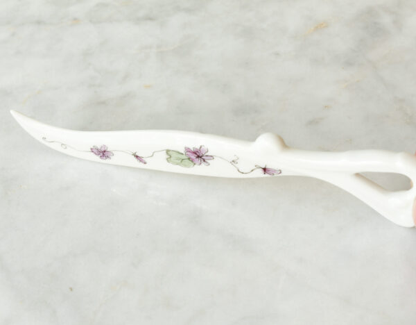 Ceramic Letter Opener Hand Painted Signed