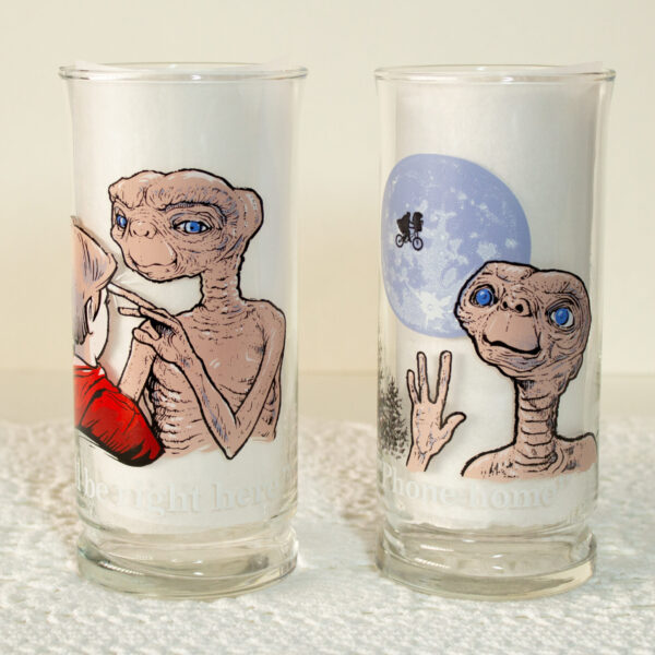 ET Drinking Glasses Collector's Series 1982