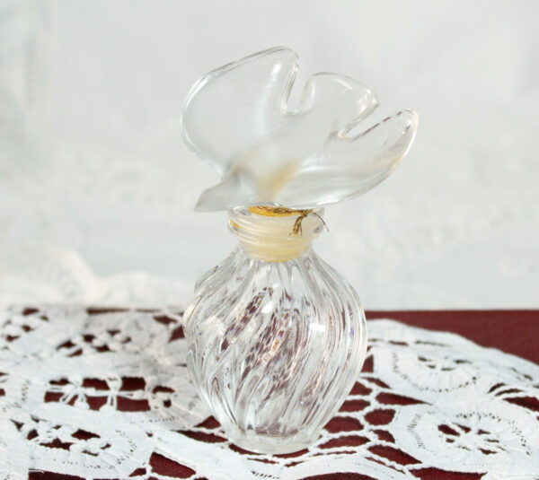 Lalique Crystal Perfume Bottle Empty