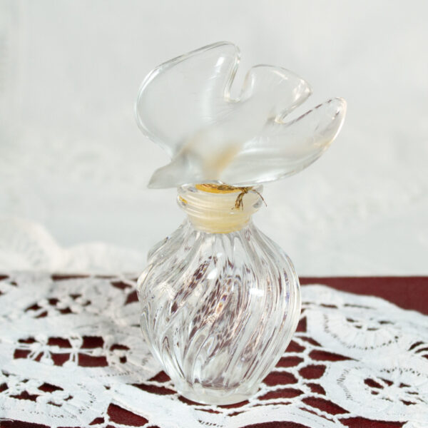 Lalique Crystal Perfume Bottle Empty