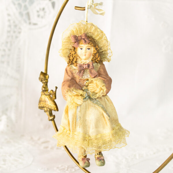 Old Fashioned Girl Hanging Ornament