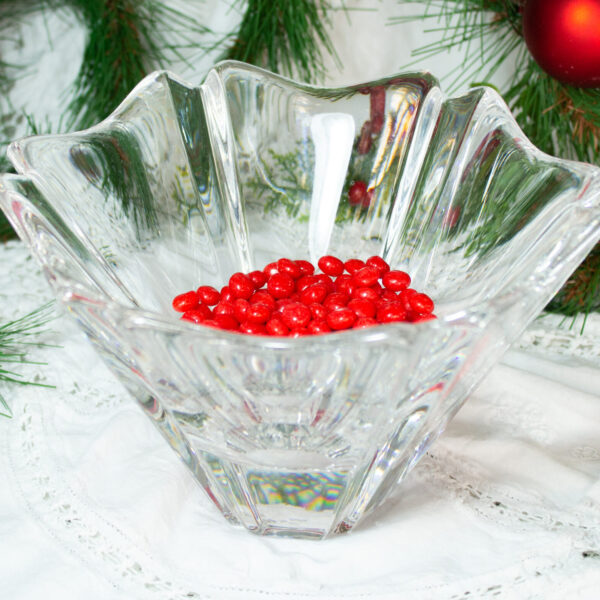 Orrefors 7 Inch Round Bowl Candy Dish
