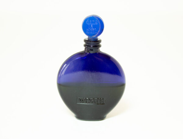 Worth French Perfume Cobalt Blue Bottle Dans La Nuit
