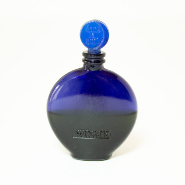 Worth French Perfume Cobalt Blue Bottle Dans La Nuit
