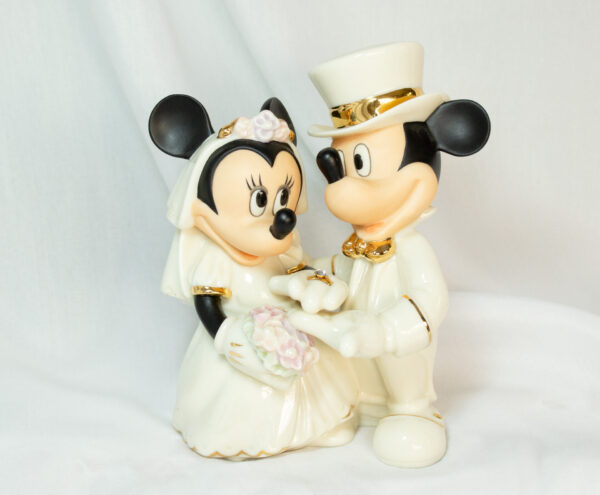 Minnie's Dream Wedding Cake Topper Figurine By Lenox