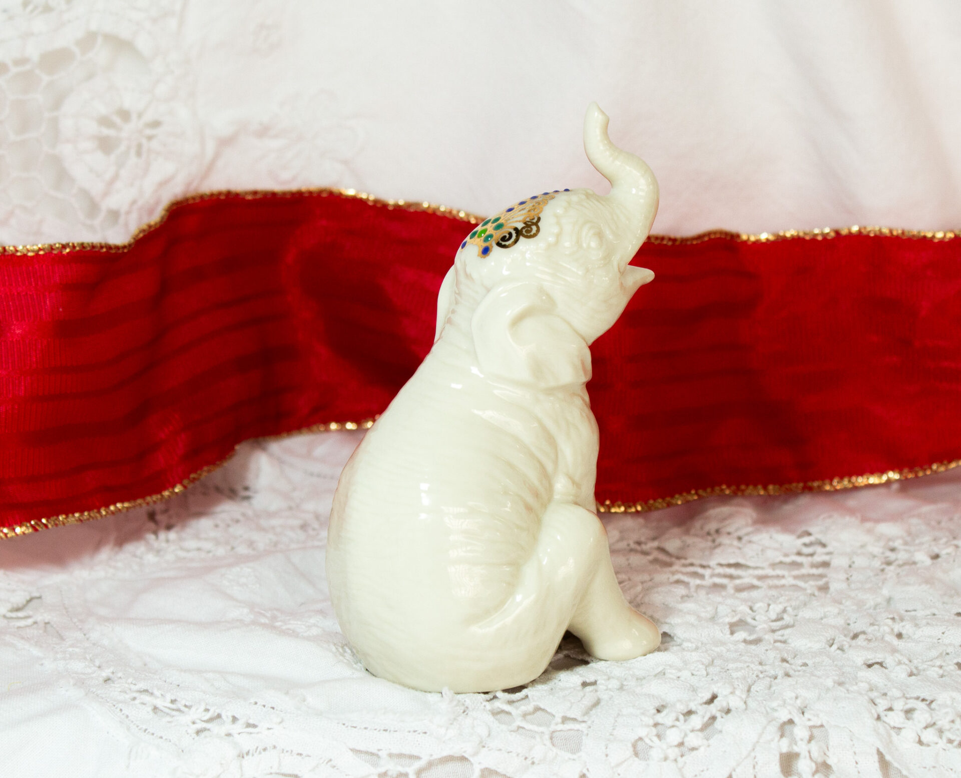 Lenox Baby Elephant From The China Jewels Collection