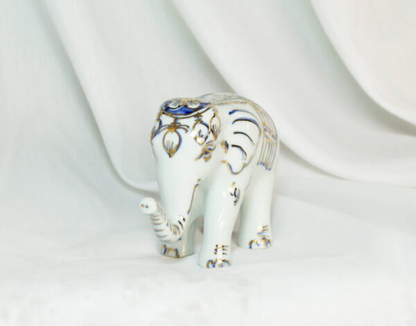 Elephant Collectable Figurine Gold Trim
