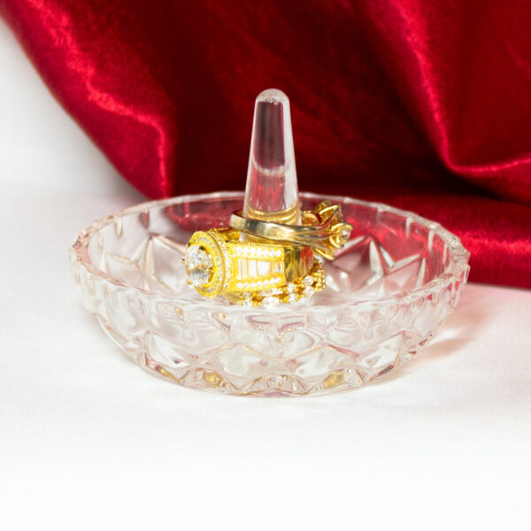 Glass Ring Dish For Your Vanity