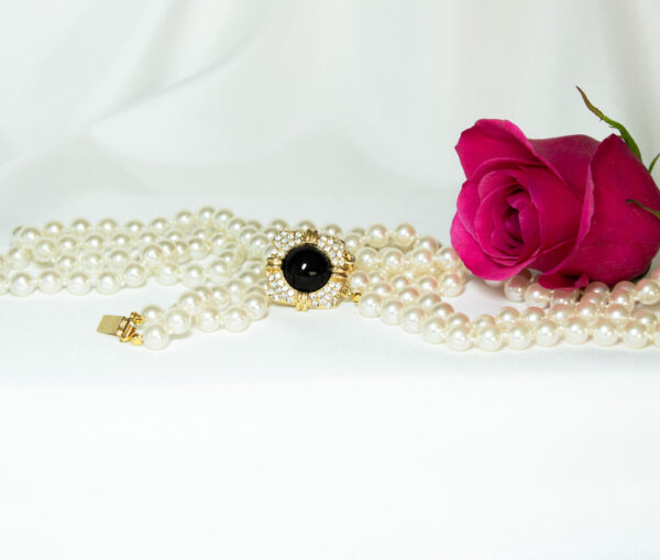 Joan Rivers Pearl Necklace Signed In Original Box