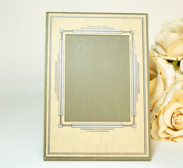 Cabinet Card Empty Frame Vintage Standing Foldout Frame No Photo