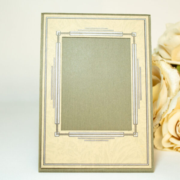 Cabinet Card Empty Frame Vintage Standing Foldout Frame No Photo