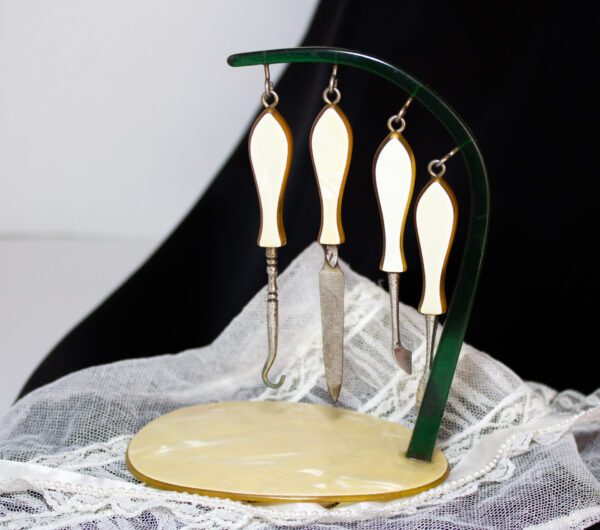 Celluloid Manicure Vanity Display