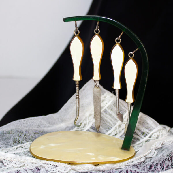 Celluloid Manicure Vanity Display