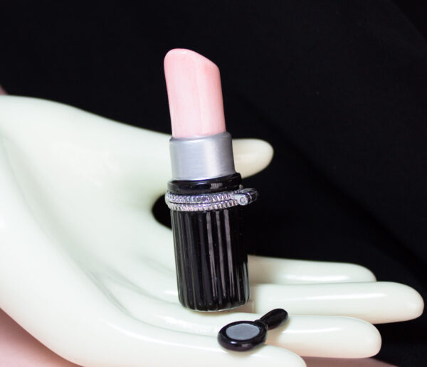 Pretty and Pink Lipstick Trinket box