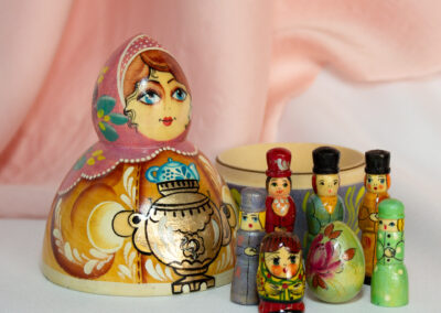 nesting doll with ornaments