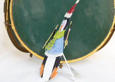 Standing Penguin Skiing Christmas Decor