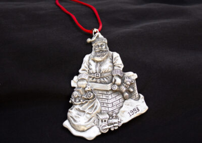 Santa down the chimney