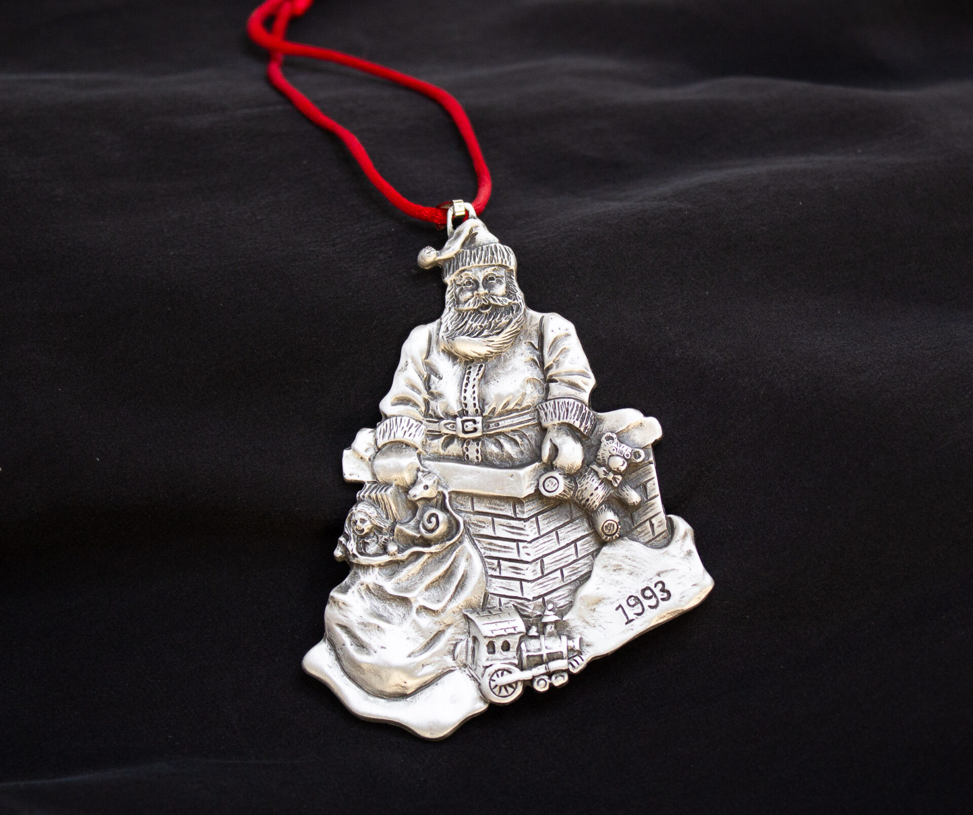 Santa down the chimney