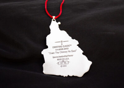 christmas santa ornament