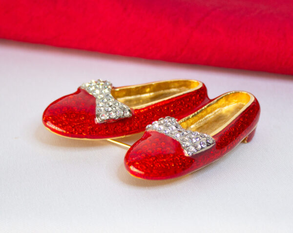 Ruby Red Slippers Brooch Wizard Of Oz