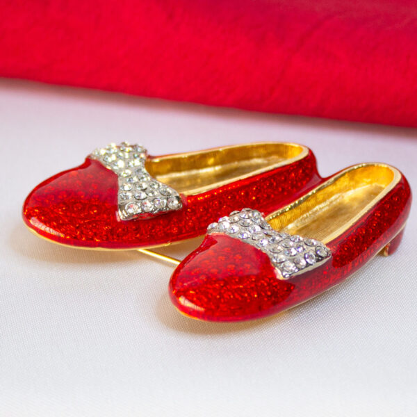 Ruby Red Slippers Brooch Wizard Of Oz